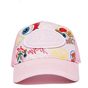 VON DUTCH "PINK JAX" TRUCKER HAT